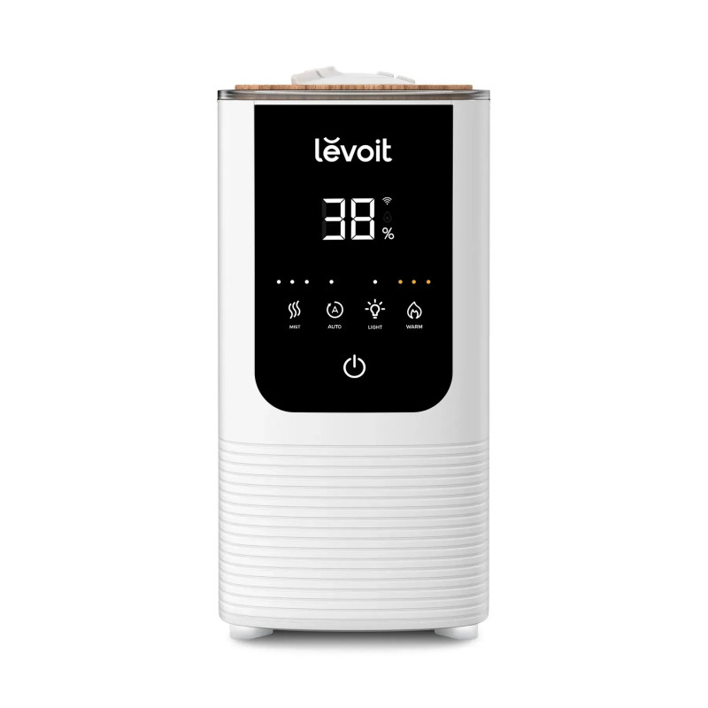 Овлажнител за въздух Levoit OasisMist 450S LUH-O451S-WEU, 40 м2, 280 W, 4.5 л, Ароматерапия, Автономия 45 часа, Бял