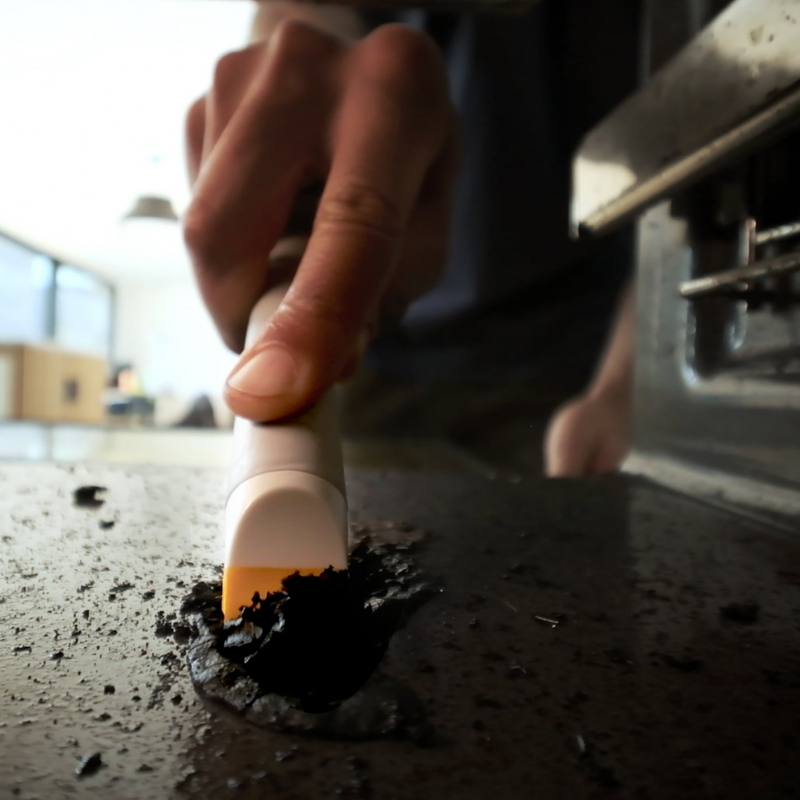 Четка за почистване на плочки Joseph Joseph CleanTech™ 6500021, 18х5х3 см, 2 вида влакна, Бежов