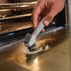 Четка за почистване на плочки Joseph Joseph CleanTech™ 6500021, 18х5х3 см, 2 вида влакна, Бежов