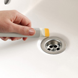 Четка за почистване на плочки Joseph Joseph CleanTech™ 6500021, 18х5х3 см, 2 вида влакна, Бежов