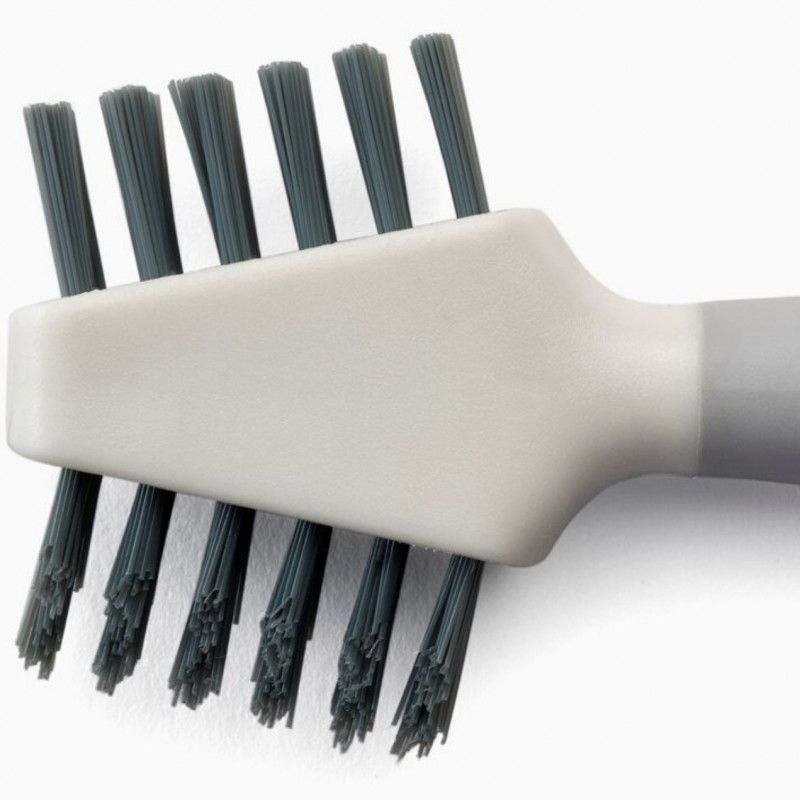 Четка за почистване на плочки Joseph Joseph CleanTech™ 6500021, 18х5х3 см, 2 вида влакна, Бежов