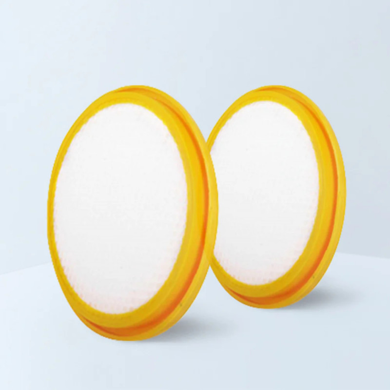 Комплект 2 бр филтри Jimmy MF12, Съвместими с Jimmy JV35, HEPA, Жълт