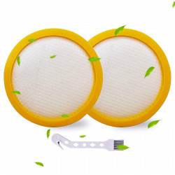 Комплект 2 бр филтри Jimmy MF12, Съвместими с Jimmy JV35, HEPA, Жълт