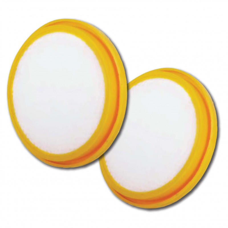 Комплект 2 бр филтри Jimmy MF12, Съвместими с Jimmy JV35, HEPA, Жълт