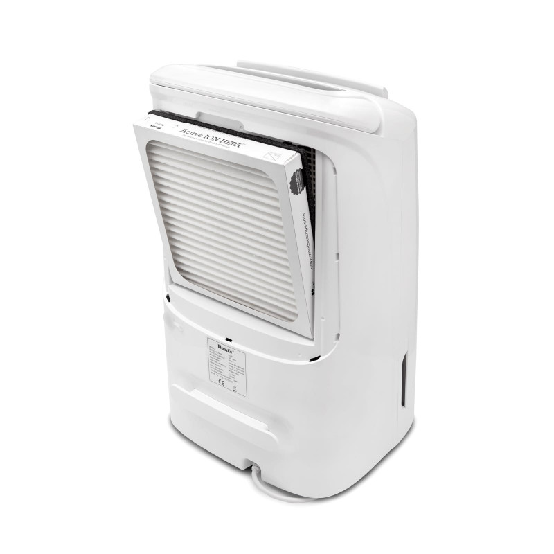 Влагоуловител и пречиствател 2в1 Wood's AD30G, 120 м2, 5 скорости, 4 л, 26л/24ч, Хидростат, 52 dB, IP21, Бял