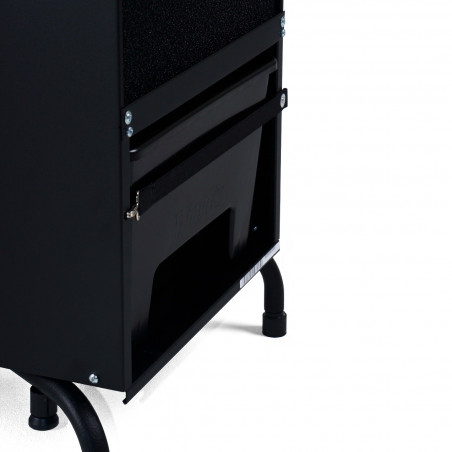 Професионален влагоуловител Woods WCD4 PRO, 230 м2, 2 скорости, 11.4 л, 41л/24ч, Хидростат, Работа до +2°C, Дръжка и колелца, 60 dB, IPX1, Черен