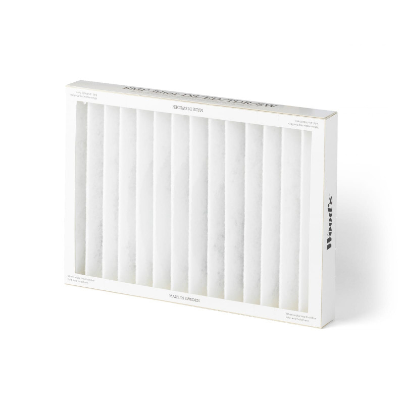 Филтър тип SMF за влагоуловители Woods 8012804, За Woods SW и LD серии, Лесен монтаж, Бял