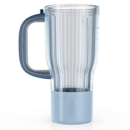 Преносим блендер Ninja BlendBoss DB351EUCY, 1100W, 710 мл, 3 програми, Auto-iQ, CrushBlade, Сив