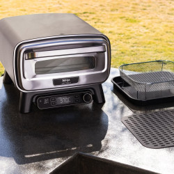 Електрическа фурна за пица 5в1 Ninja Artisan MO201EU, 1760W, 30x30 см, 5 функции, Touch Screen, 32-370C, Сив