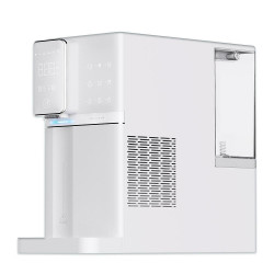 Диспенсър за вода ELIXIR Go 2, 2250W, Затопляне 18л/ч, Охлаждане 3 л/ч, 4-90°C, Газиране, 4 степенна филтрация, Wi-Fi, Тъчскрийн, Компресорен, Бял