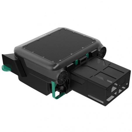 Соларен / DC скимер за почистване на повърхността на водата на басейни LOTUS, До 10 ч, 3 мотора, 6 л, IPX8, Черен