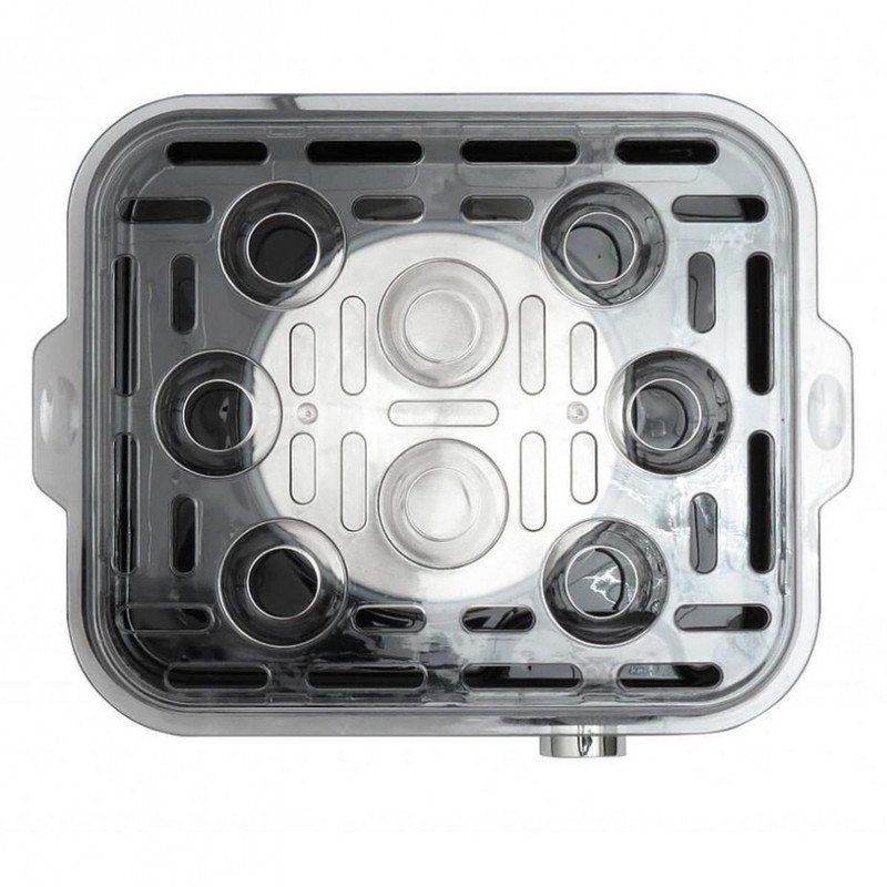 Яйцеварка Elite EBS-8-1246, 500W, За 8 яйца, Таймер с 3 режима, Звуков сигнал, Инокс