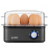 Яйцеварка First Austria FA-5115-3-GR, 500W, За 8 яйца, Таймер с 3 режима, Звуков сигнал, Тъмносив