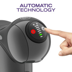 Еспресо машина Krups KP243B10 NDG GENIO S ANTHRACITE, 1500W, 15 bar, 0.8 л, Работа с NESCAFÉ® Dolce Gusto® капсули, LED, XL функция, Сив/антрацит