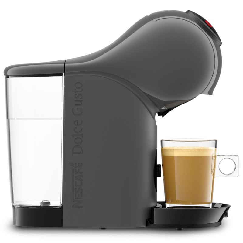 Еспресо машина Krups KP243B10 NDG GENIO S ANTHRACITE, 1500W, 15 bar, 0.8 л, Работа с NESCAFÉ® Dolce Gusto® капсули, LED, XL функция, Сив/антрацит