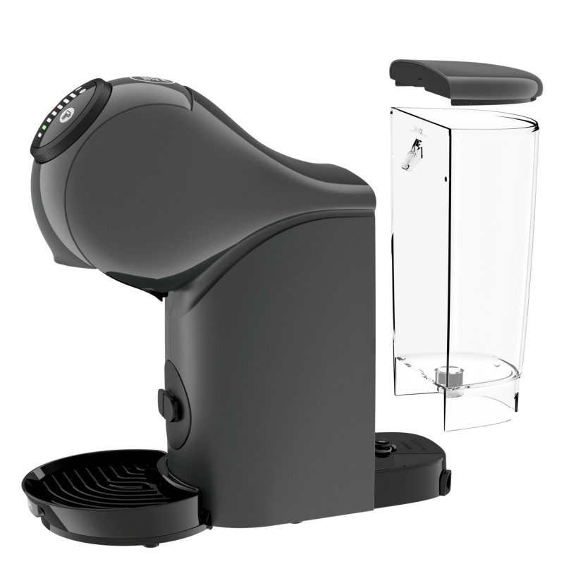 Еспресо машина Krups KP243B10 NDG GENIO S ANTHRACITE, 1500W, 15 bar, 0.8 л, Работа с NESCAFÉ® Dolce Gusto® капсули, LED, XL функция, Сив/антрацит
