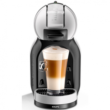 Еспресо машина Krups KP123B10 NDG MINI ME, 1500W, 15 bar, 0.8 л, Работа с NESCAFÉ® Dolce Gusto® капсули, XL функция, ECO, Сив