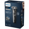Електрическа самобръсначка Philips Shaver Series 5000 S5887/10, 9W, 60 мин, Мокро/сухо, Вграден тример, SkinIQ, PowerAdapt, 360° глави, Самонаточващи ножове, Карбоново сив