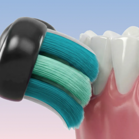 Електрическа звукова четка за зъби AENO ADB0010G, 5W, DuPont™, Таймер, 5 режима, 90 дни с едно зареждане, Сив