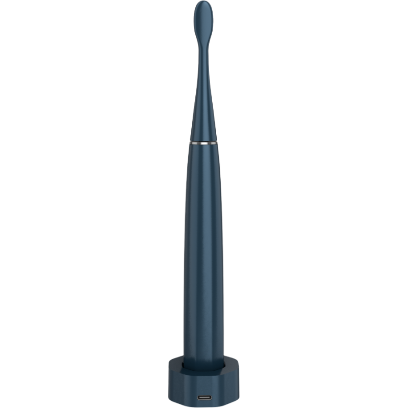 Електрическа звукова четка за зъби AENO ADB0010N, 5W, DuPont™, Таймер, 5 режима, 90 дни с едно зареждане, Син