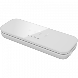 Уред за вакуумиране на храна AENO AVS0004W, 70 kPa, 4 режима, Ширина на плик до 30 см, Автоматична функция, Stop, LED, Бял