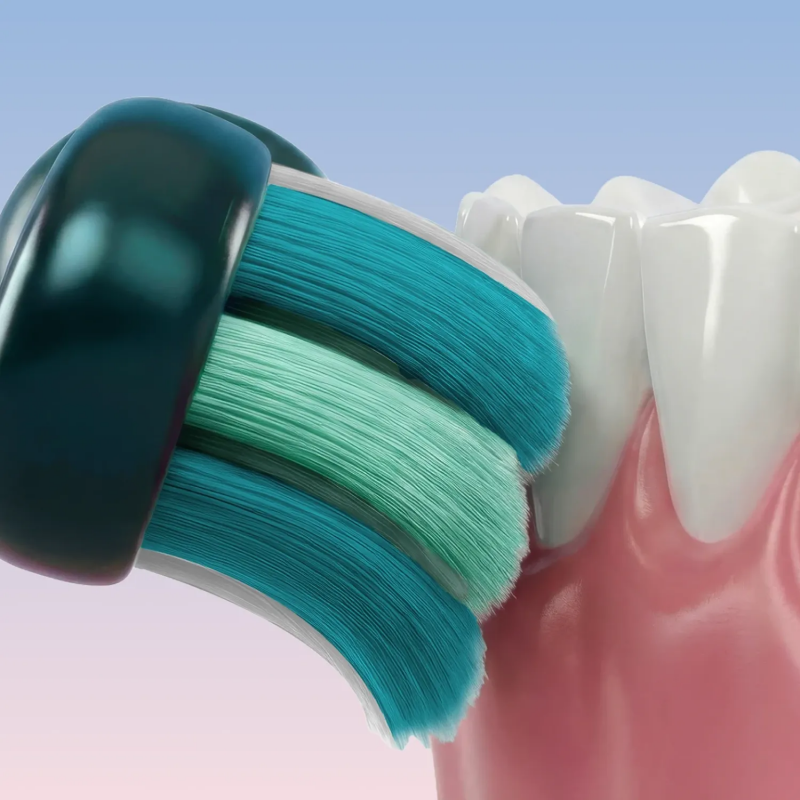 Електрическа звукова четка за зъби AENO ADB0010N, 5W, DuPont™, Таймер, 5 режима, 90 дни с едно зареждане, Син