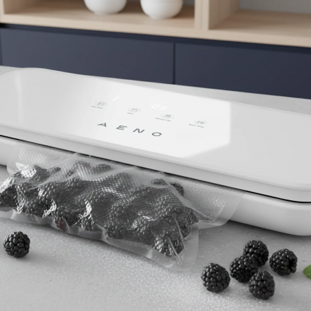 Уред за вакуумиране на храна AENO AVS0004W, 70 kPa, 4 режима, Ширина на плик до 30 см, Автоматична функция, Stop, LED, Бял