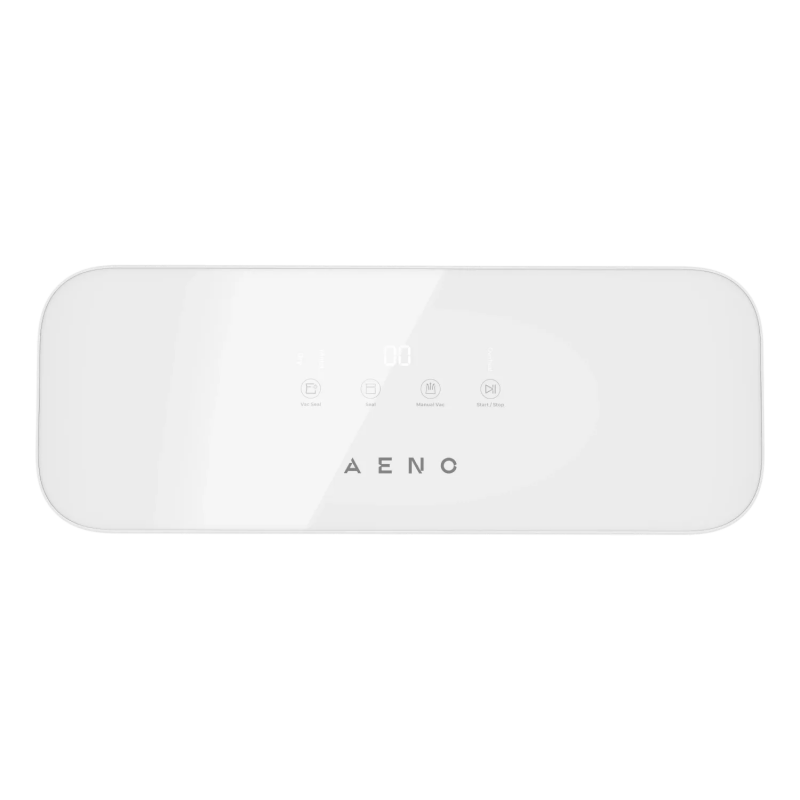 Уред за вакуумиране на храна AENO AVS0004W, 70 kPa, 4 режима, Ширина на плик до 30 см, Автоматична функция, Stop, LED, Бял