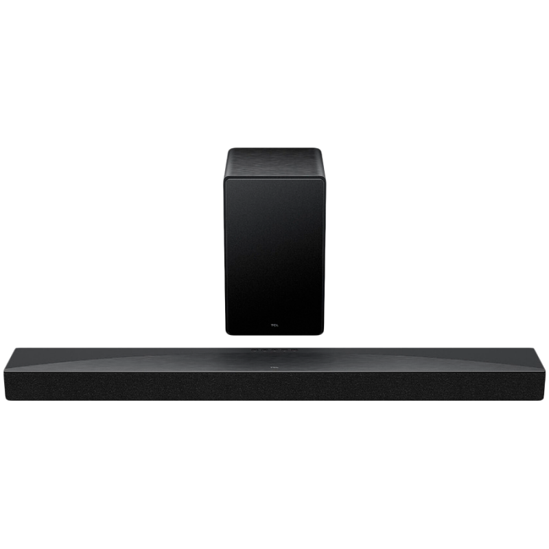 Саундбар TCL Q65HE, 580W, 123.5 см, Dolby Atmos & DTS-X Q Series Range, Wi-Fi, LED, Безжичен, Черен