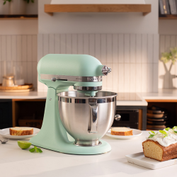 Планетарен миксер KitchenAid Artisan Spearmint Color of the year 2026 5KSM195PSESD, 300W, 4.7 л, ти, Мента