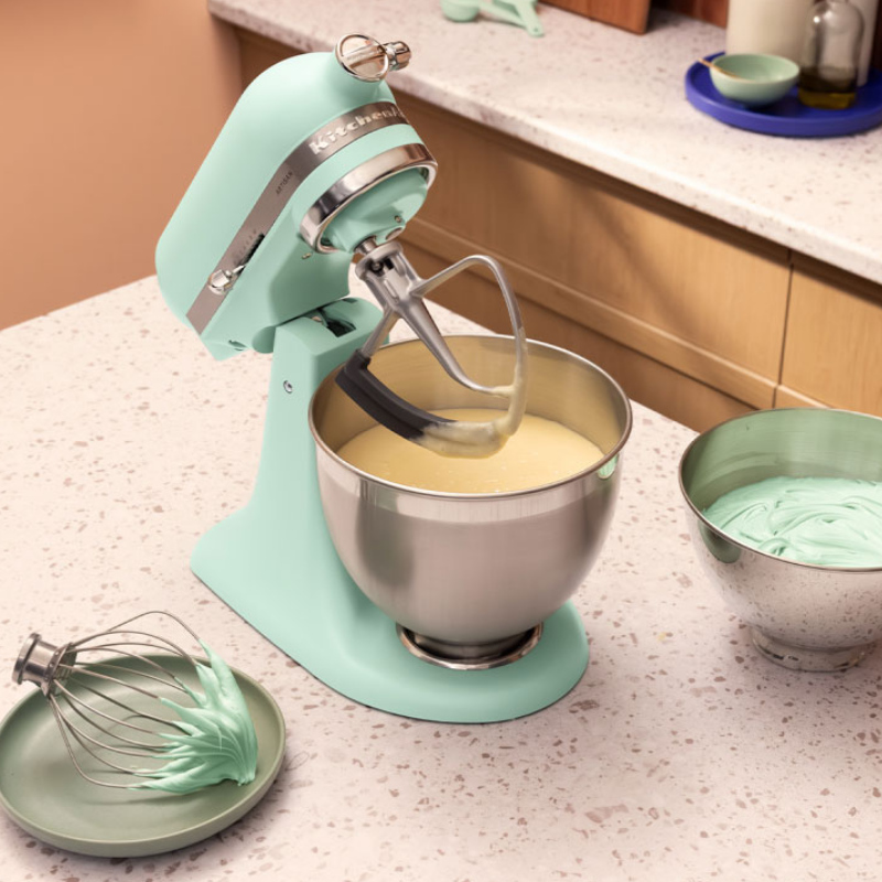Планетарен миксер KitchenAid Artisan Spearmint Color of the year 2026 5KSM195PSESD, 300W, 4.7 л, ти, Мента