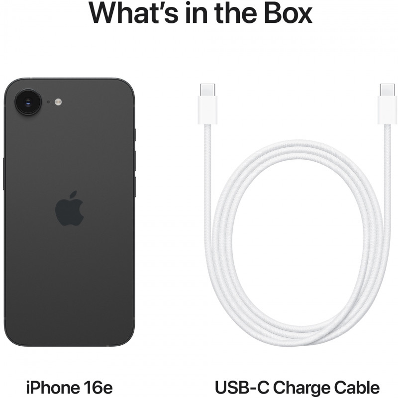 Смартфон Apple iPhone 16e, 128 GB, Black