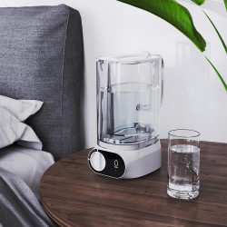 Автоматична кана за пречистване на вода Elixir UP, 1.7 л, 2 режима, Композитен Nano филтър с карбонов слой, Премахва бактерии и вируси, Бял