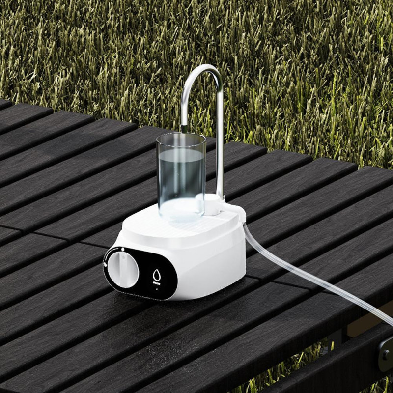 Автоматична кана за пречистване на вода Elixir UP, 1.7 л, 2 режима, Композитен Nano филтър с карбонов слой, Премахва бактерии и вируси, Бял