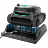 Безкабелен робот за басейни Wybot S2 Pro, 91W, 210 мин, 300 м2, Двойна филтрация, Зарядна станция, Жироскоп, Черен