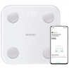 Дигитален Smart Кантар Xiaomi Body Composition Scale S400, До 150 кг, Bluetooth, Измерване на пулс, Режим бебе, Бял/сив