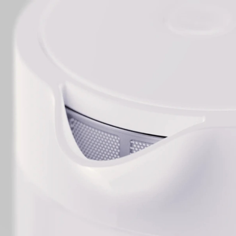 Електрическа кана за вода AENO AEK0005, 2200W, 1.7 л, 40-100°C, 360° основа, STRIX, LED дисплей, Филтър, Бял