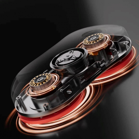 Робот за миене на прозорци HUTT DDC55 Pro, 5400 Pa, 150 м2, AI сензори, Интелигентен алгоритъм, Бял