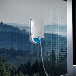 Робот за почистване на прозорци HUTT 10, 6500 Pa, 55 N, 60 м2, NAM 7.0, UPS, Двойни дюзи, Бял