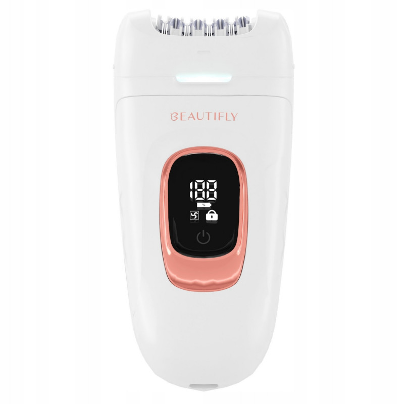 Депилатор 3в1 MultiSmooth Epil, 60 мин, 2 скорости, Мокро/сухо, LCD дисплей, USB-C/A, Бял/златист