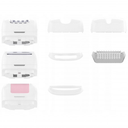 Депилатор 3в1 MultiSmooth Epil, 60 мин, 2 скорости, Мокро/сухо, LCD дисплей, USB-C/A, Бял/златист