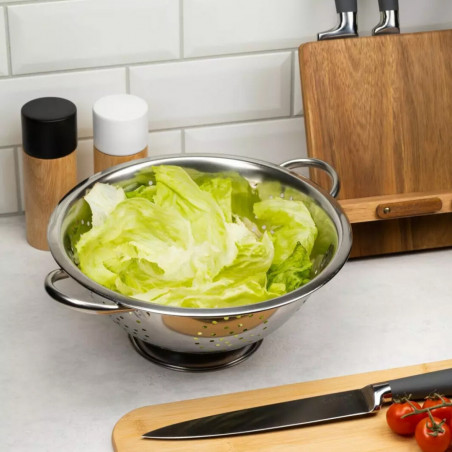 Гевгир с дръжки Kinghoff KH 1238, 28 см, Инокс