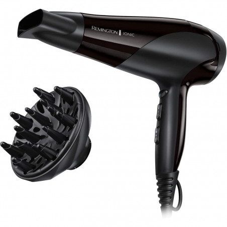 Сешоар Remington Power Dry Ionic D3198, 2200W, 2 скорости, 3 темп, Йонизация, Черен