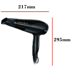 Сешоар Remington Power Dry Ionic D3198, 2200W, 2 скорости, 3 темп, Йонизация, Черен