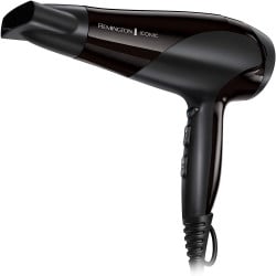 Сешоар Remington Power Dry Ionic D3198, 2200W, 2 скорости, 3 темп, Йонизация, Черен