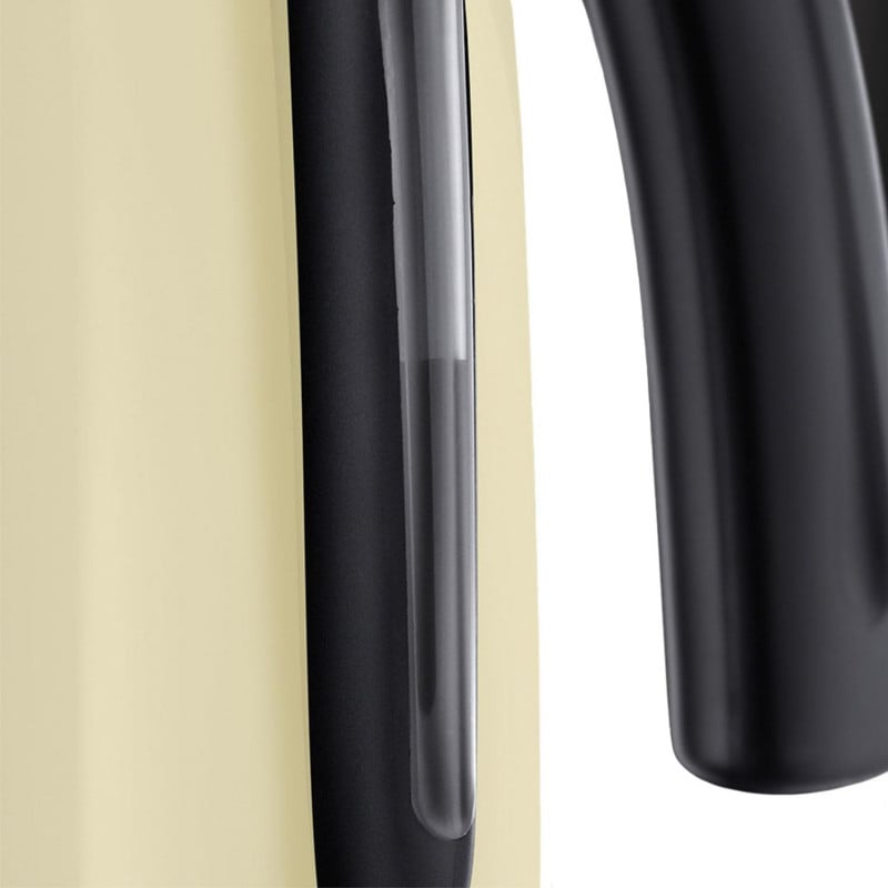 Електрическа кана Russell Hobbs Colours Plus Classic Cream 20415‑70, 2400W, 1.7 л, Бързо завиране, Скрит нагревател, 360° основа, Индикатор, Кремав