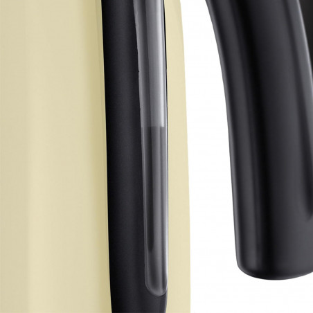 Електрическа кана Russell Hobbs Colours Plus Classic Cream 20415‑70, 2400W, 1.7 л, Бързо завиране, Скрит нагревател, 360° основа, Индикатор, Кремав