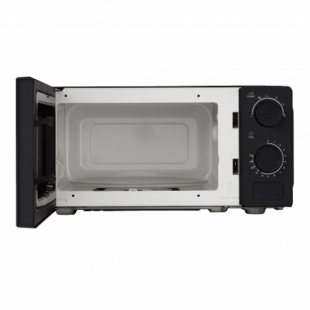 Микровълнова фурна Kumtel HM-20, 600W, 17 л, 6 степени, Таймер, Размразяване, Черен