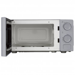 Микровълнова фурна Kumtel HM-21, 600W, 17 л, 6 степени, Таймер, Размразяване, Сив