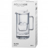 Кана за филтриране на вода Aquaphor Glass 120021, 2.5 л, Стъкло, Брояч, Филтър с магнезий, Бял